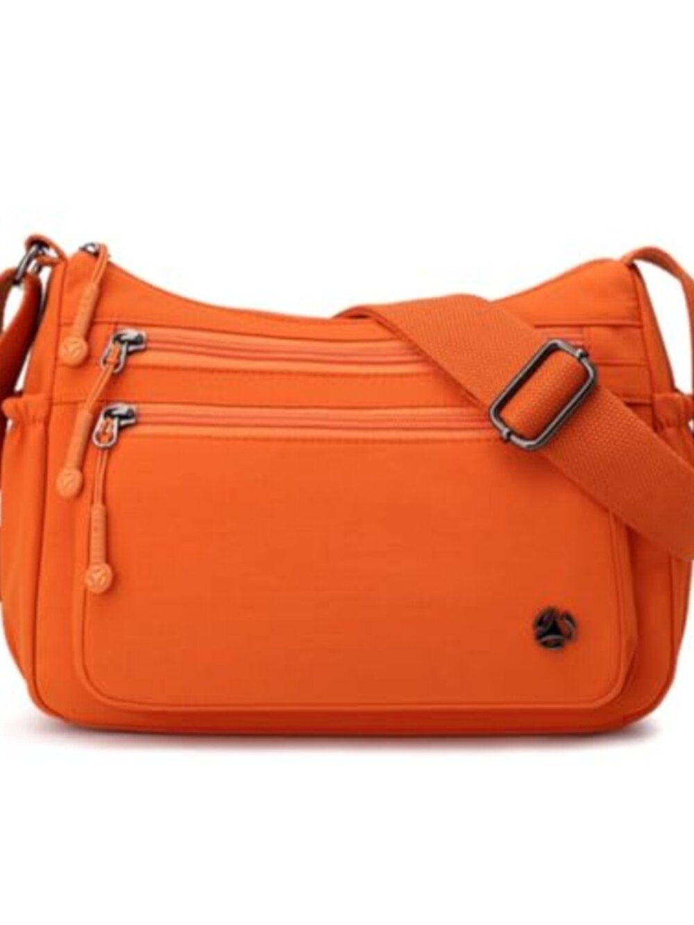 Nylon Multi Pocket Crossbody Bag Waterproof Lightweight Travel Purse